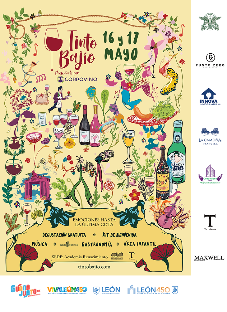 POSTER OFICIAL TINTO BAJIO 2026 24.60X33