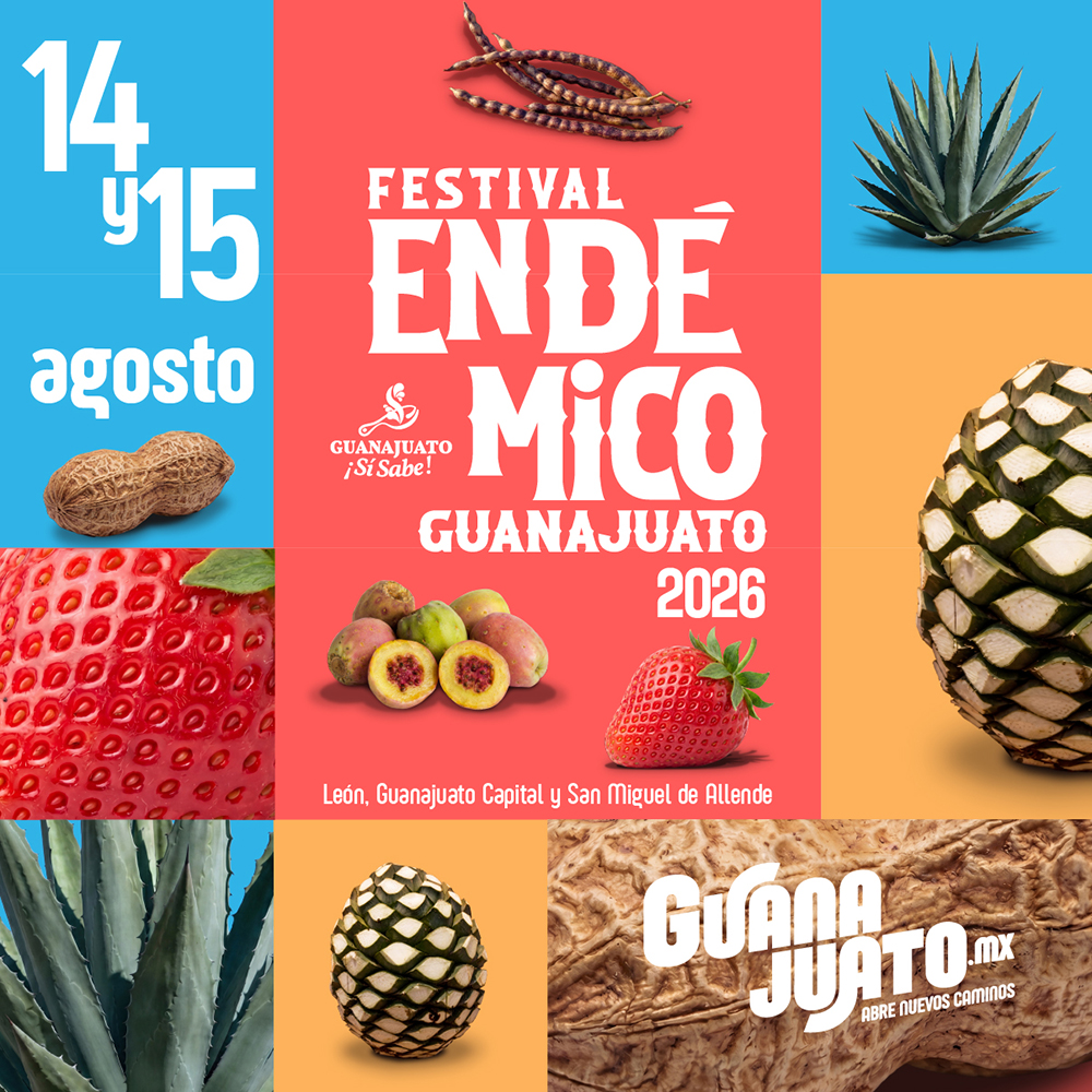 Festival Endemico Guanajuato 2026 Ingredientes REDES POST